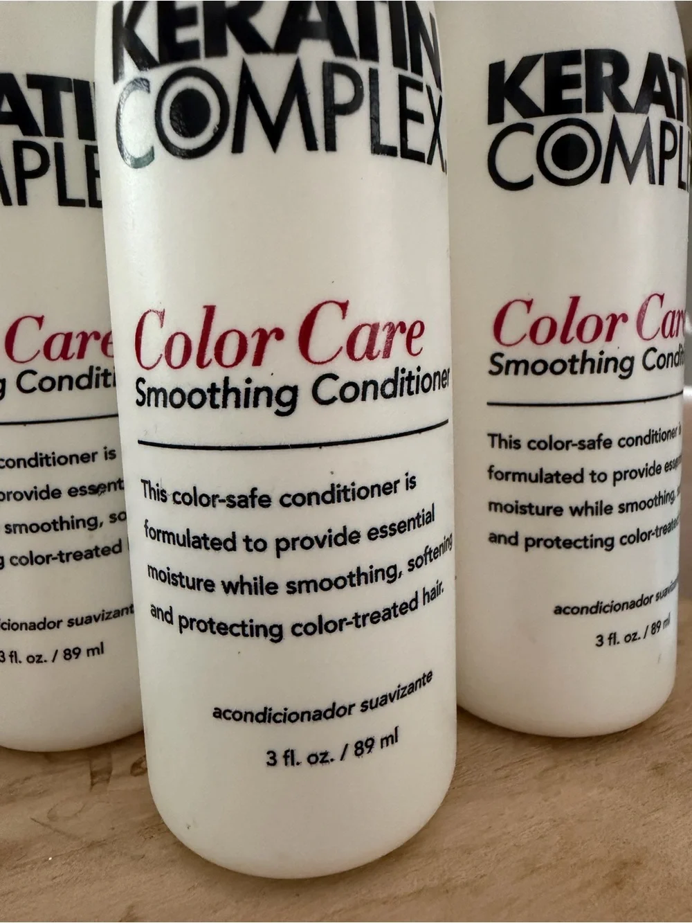 LOT OF 3 Keratin Complex (3) 3 oz travel size Conditioner color care NEW